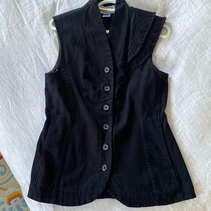 Ruffle edge top and skirt set